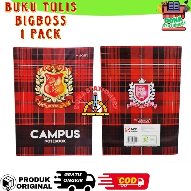 

JH8 [ PACK ] Buku Tulis BIG BOSS CAMPUS 50 LEMBAR | 36 LEMBAR | 42 LEMBAR | Buku TULIS BIGBOSS