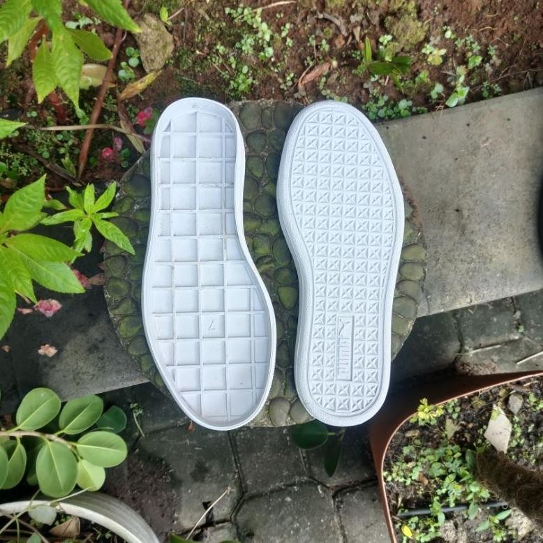 TERLARIS Outsole PUMA Black, White & Orange/BATA Size 36 - 46 Siap kirim