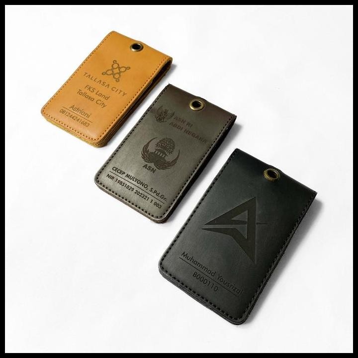 

Terlaris Custom Id Card Holder Magnet Lipat - Faux Leather (Dundee) Good Quality