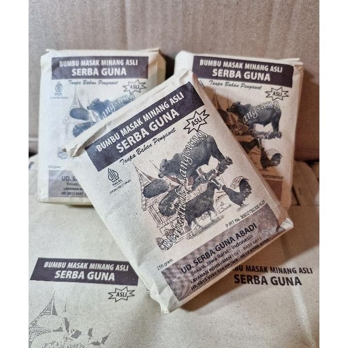 

Bumbu Gulai Spesial Serba Guna 250Gram Bumbu N