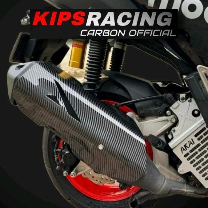 TUTUP KNALPOT ADV 160 CARBON MODEL FULL / Tutup knalpot adv 150 adv 160 carbon variasi adv aksesoris