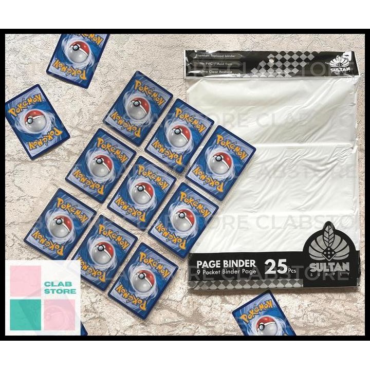 

Terlaris Sultan Sleeve A4 9P Page Binder 9 Pocket Topload Ring Binder Album For Kpop Pc Pokemon Sport Card Tcg Mtg Good Quality