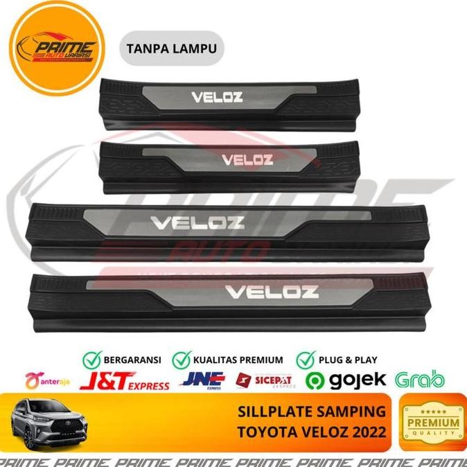 Promo SILL PLATE VELOZ 2022 DOOR SILL PLATE VELOZ 2022 TANPA LAMPU - CCA COD