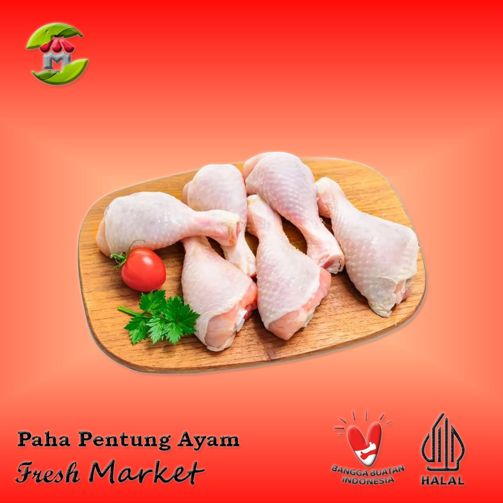 

[JAKTIM] Paha Pentung Drumstick Ayam Pack 950gr - 1kg