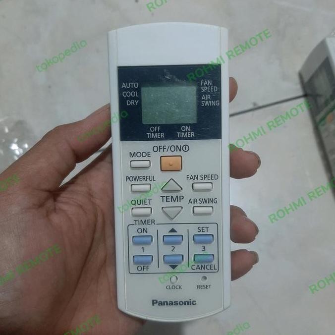 Remote Remot Ac Panasonik A75C2648 A75C3269 Powerful Titik 2 Original Co
