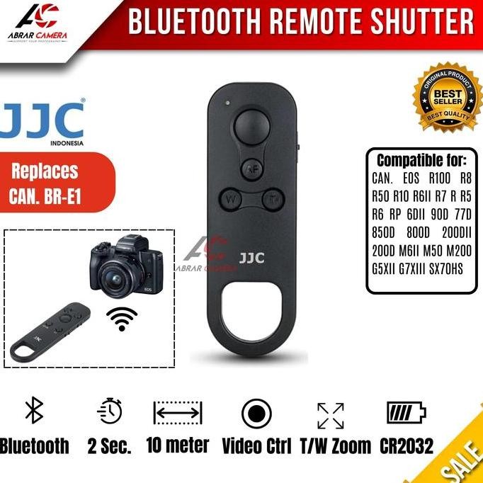 Jjc Remote Wireless Shutter Br-E1 / Btr C1 For Canon M50 Mark Ii M200 Co
