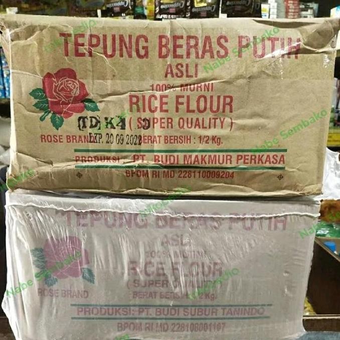 

Tepung Beras Rose Brand 500Gr Per Dus