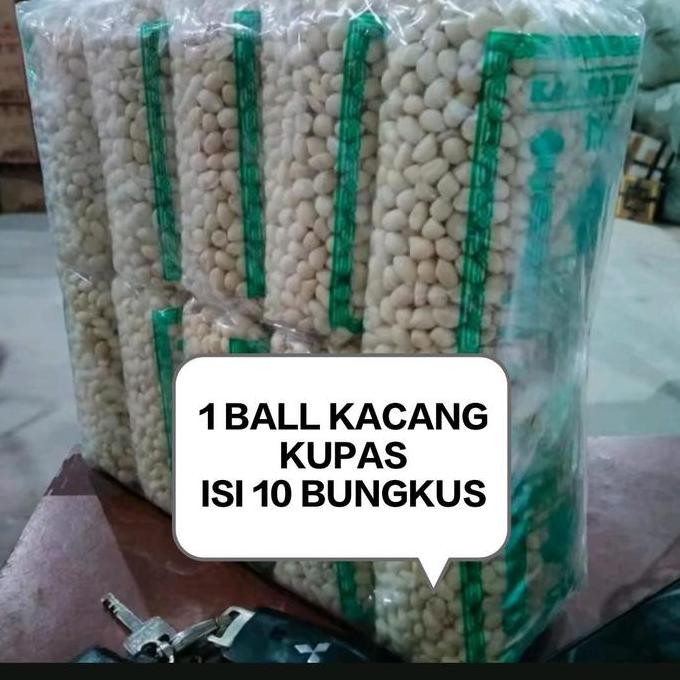 

10 Bungkus Kacang Kupas Kemasan 250G/Bungkus Asli 10 Bungkus Bisa Cod