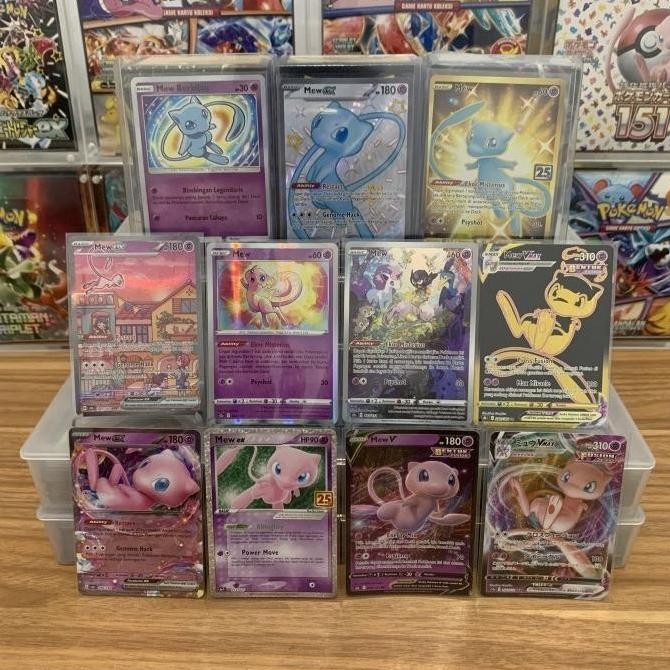 Kartu TCG Pokemon Mew 151 Rare Original
