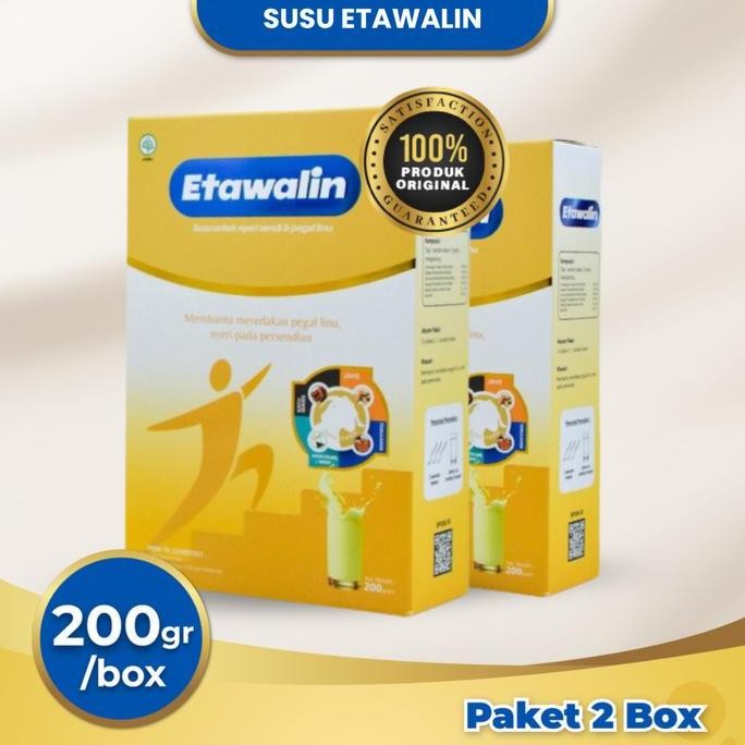 

Etawalin Susu Etawa Original Atasi Nyeri Sendi Dan Asam Urat 2 Box