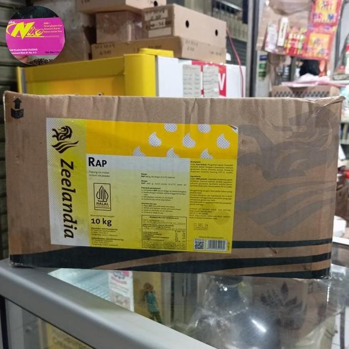 

Zeelandia Rap Tepung Vla Instan 10 Kg Khusus Grab Dan Gojek