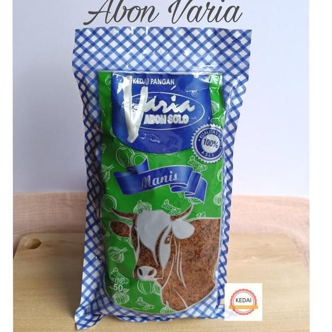 

Abon Sapi Asli Varia 250 G. Oleh -Oleh Khas Solo