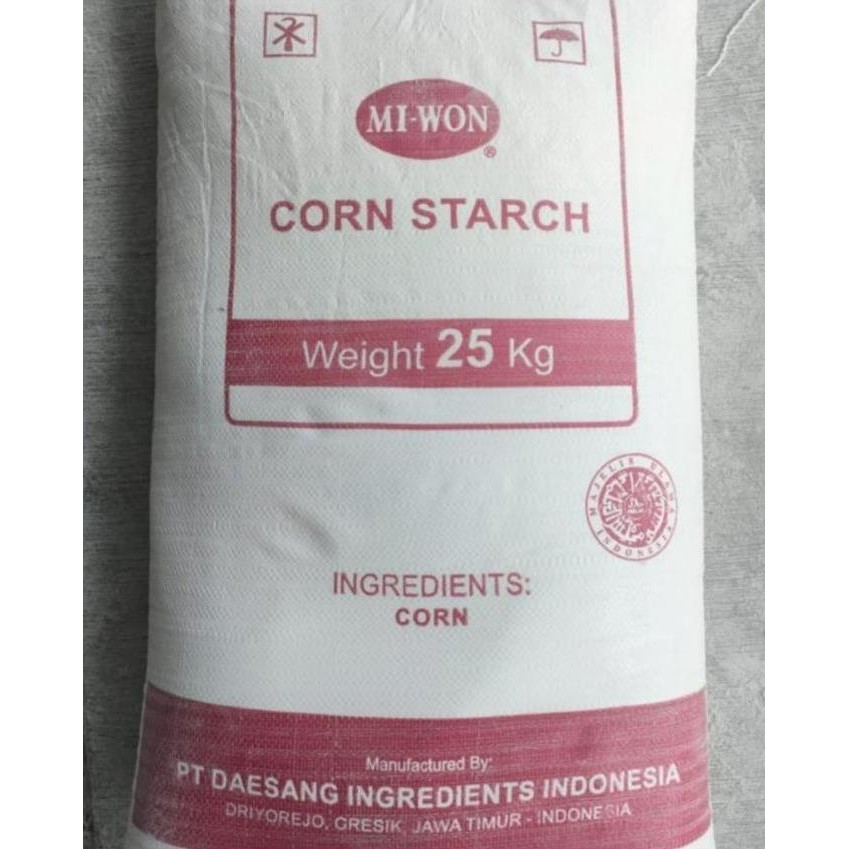 

Maizena Miwon 25Kg - Cornstarch Mi-Won = Gosend Grab Only