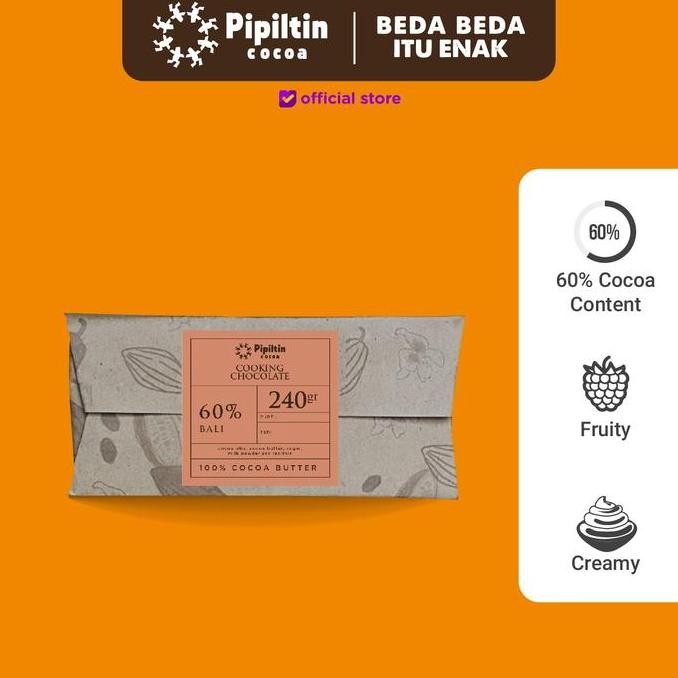 

Pipiltin Cocoa Cooking Chocolate - Chocolate Couverture Bali 60%