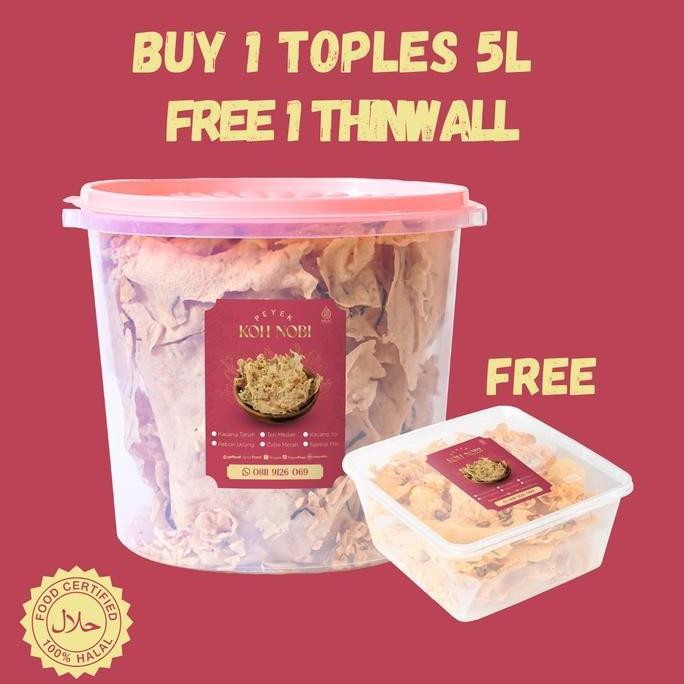 

Peyek Spesial Weekend Promo Buy 1 Get 1 Free