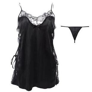 Baju Tidur Satin/Gaun Malam Bahan Satin Co