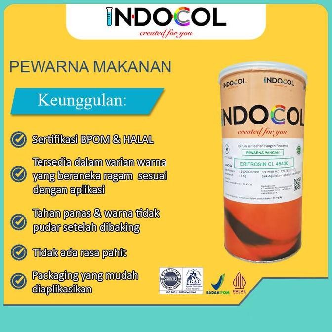 

Pewarna Makanan Indocol Eritrosin Ci-45430 (Hc)