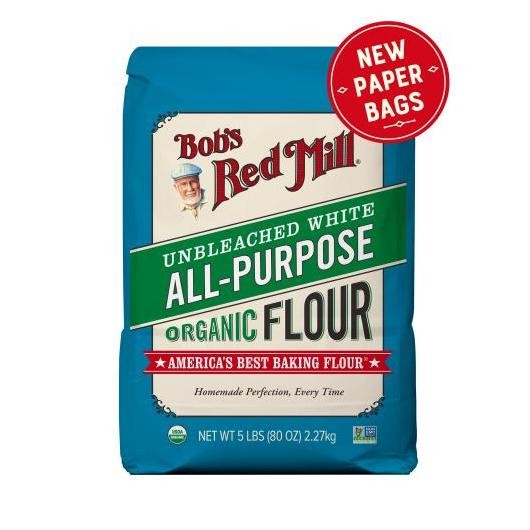 

Bob'S Red Mill Organic Unbleached White All-Purpose Flour 2.27Kg Bob'S Red Mill Tepung Roti Serba Guna Tanpa Pemutih 2.27Kg ) Maizena,Tepung Kue Bubuk