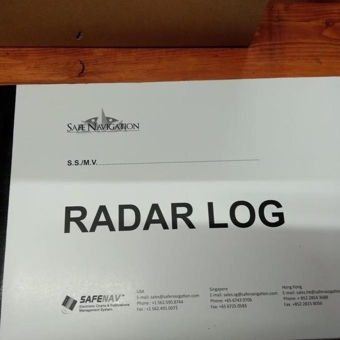 

Radar Log Book / Buku Jurnal Radar