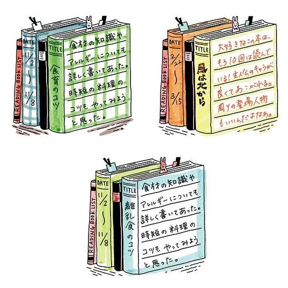 

Midori Stamp Self Ink - Book Pattern - For Notebook And Journal