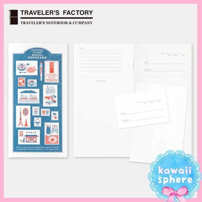 

Traveler'S Notebook Tokyo Edition Refill Tokyo Postcard | Travelers Notebook Regular Size Limited Edition 2024 | Tn Refill