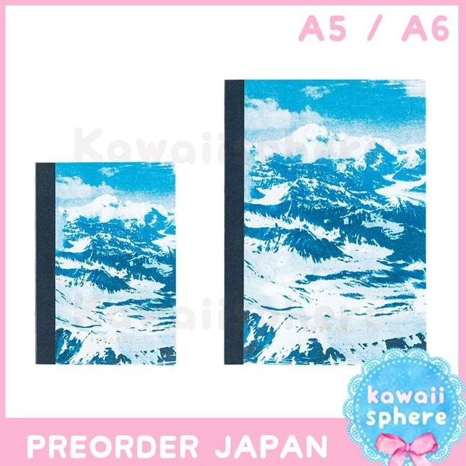 

Hobonichi Graph Notebook - Denali In The Midnight Sun #1 A5 / A6 | Tomoe River Paper Book | Grid / Kotak-Kotak | Preorder
