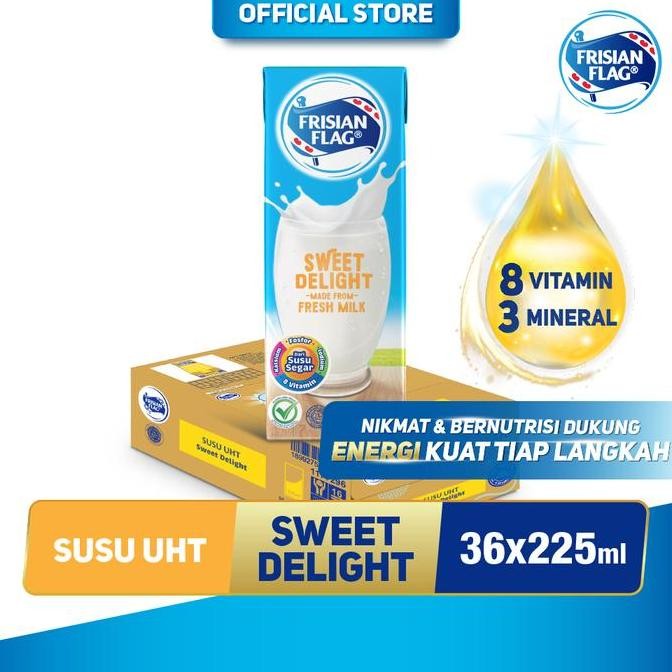 

Frisian Flag Purefarm Susu Uht Sweet Delight 225Ml [36 Pcs]