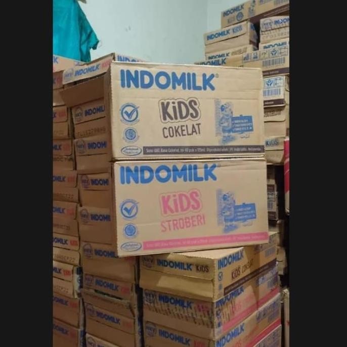 

Indomilk Kids Susu Uht 115 Ml | 1 Karton/Dus Rasa Coklat Strwaberry Milk Strawberry