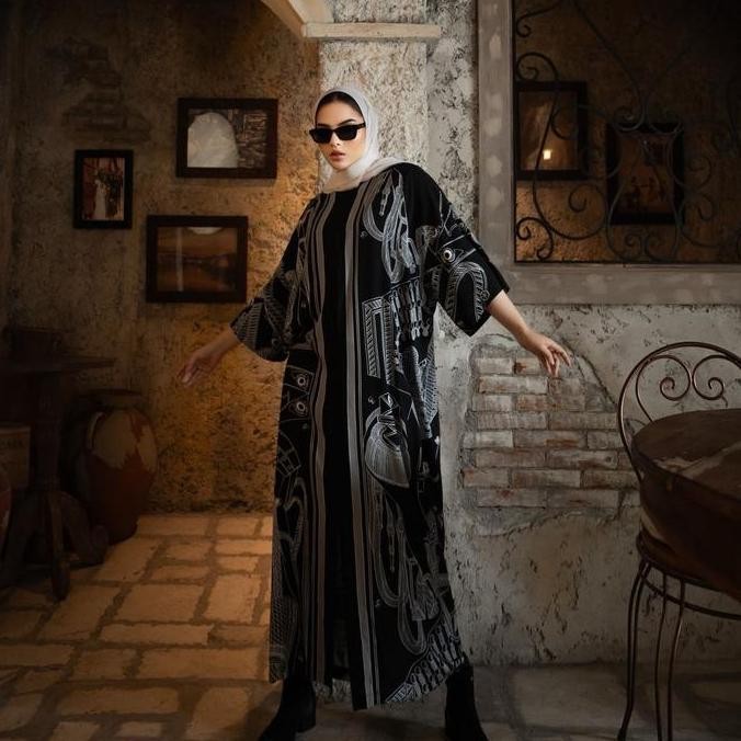 Dress Setelan Wanita Daster Sultan Kekinian Motif Busui Nyaman Dress Wanita Rayon