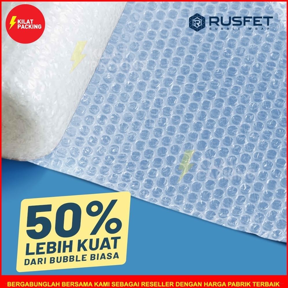 

JH8 PLASTIK BUBBLE WRAP 125CM X 50M / BUBBLE WRAP DKM PLUS KUALITAS PREMIUM TERMURAH GROSIR