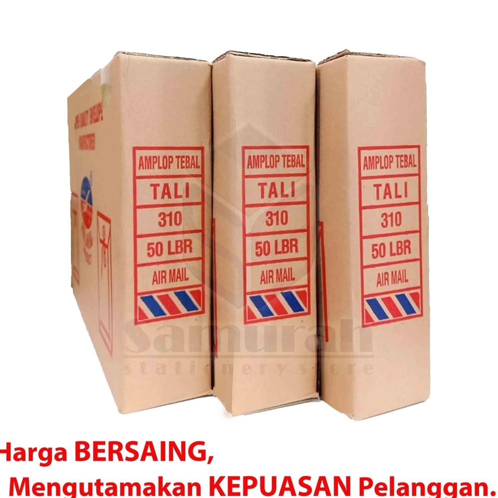 

JH8 Amplop Kertas Coklat Airmail Tali 310 Ukuran Folio / Envelope F4 Berkas Dokumen Lamaran Kerja 25 x 35 cm