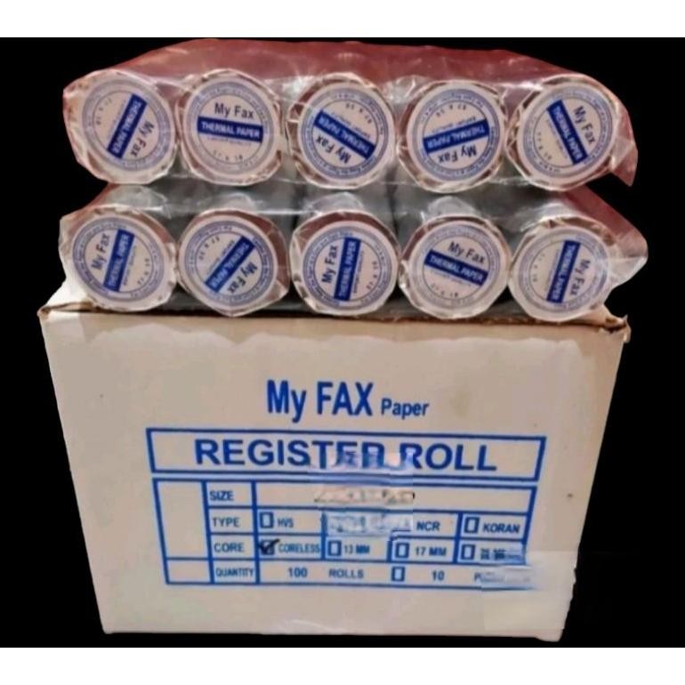 

JH8 100 roll kertas kasir thermal 58x30 (1 DUS)