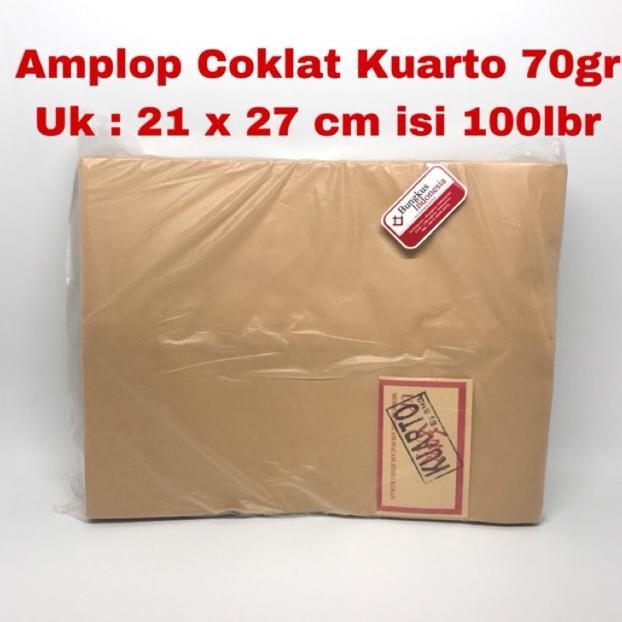 

JH8 Amplop Coklat Kuarto / amplop coklat kwarto (21x27cm)