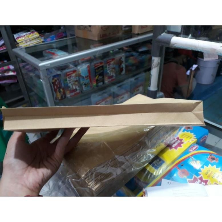 

JH8 Amplop Coklat Gaji Kantong / Paperbag Flat / Amplop Duit / Gaji Punggung / Amplop Kabinet