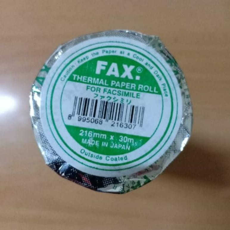 

JH8 Kertas Fax 210x30 panjang 30 meter