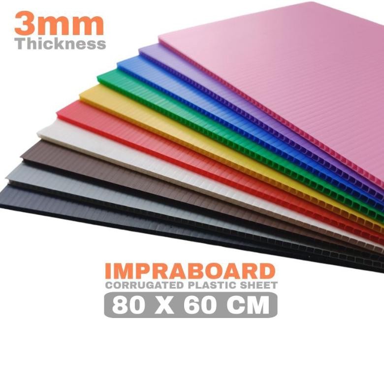 

JH8 Infraboard Impraboard 3mm A1 80 x 60 cm / 80x60 cm / 60x80 cm PP Board Art Board Imfraboard Karton Plastik