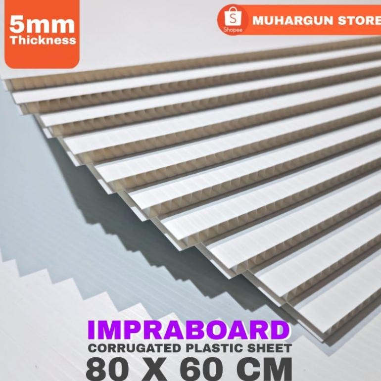 

JH8 Infraboard Impraboard 5mm A1 80x60 cm / 80 x 60 cm / 60x80 cm PP Board Art Board