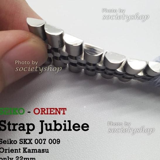 new  Jubilee STRAP Rantai Jam Tangan Seiko Orient Kamasu Watch 22mm tali 22