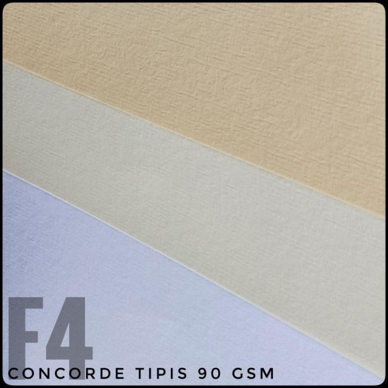 

JH8 ( 100 Lembar ) Kertas Concorde Tipis 90 Gsm All Colour Uk F4 21.5 cm X 33 cm