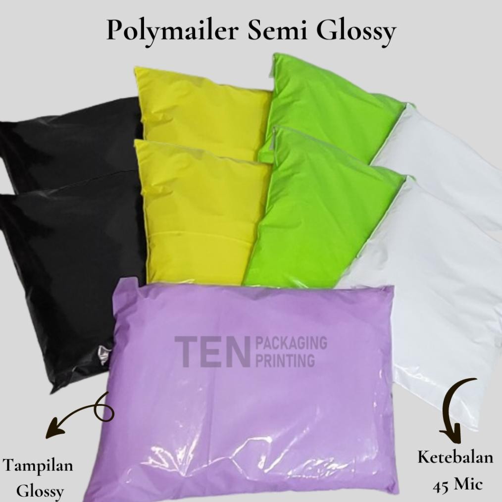 

JH8 [30x40] 100LEMBAR PLASTIK POLYMAILER SEMI GLOSSY / PACKING ONLINE SHOP TERMURAH