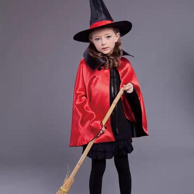WITCH KIDS COSTUME HALLOWEEN KOSTUM ANAK PENYIHIR NENEK SIHIR