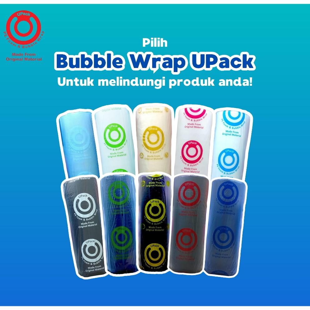 

JH8 Bubble wrap Upack Bening 3 kg x 125 cm x 50 meter