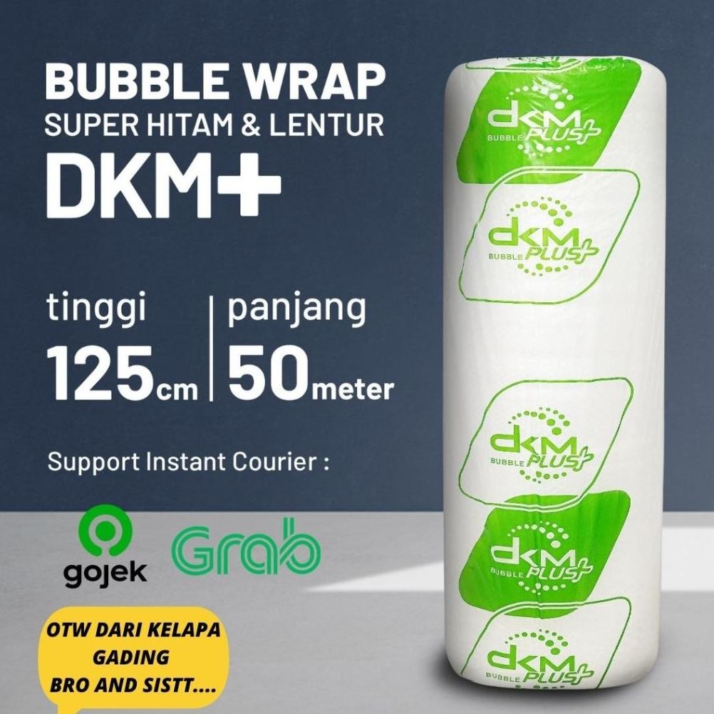 

JH8 BUBBLE WRAP BUBBLE WRAP ROLL HITAM BUBBLE WRAP BENING BUBLE WRAP DKM PLUS 125CM x 50M