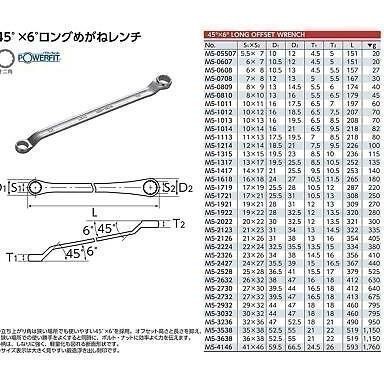 Double Ring 13X15mm KTC M5-1315 Kunci Ring Ring 13x15mm