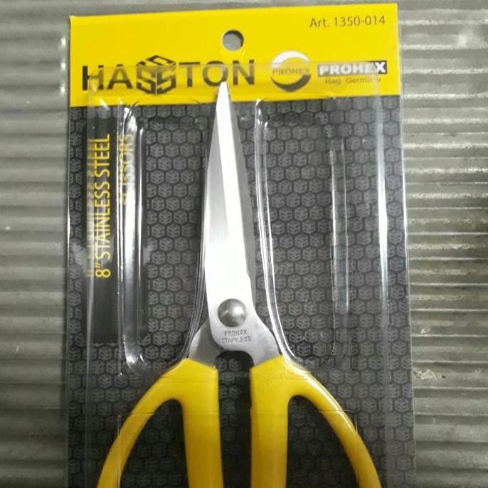 

ready !!! gunting stainless 8" hasston prohex (1350-014)