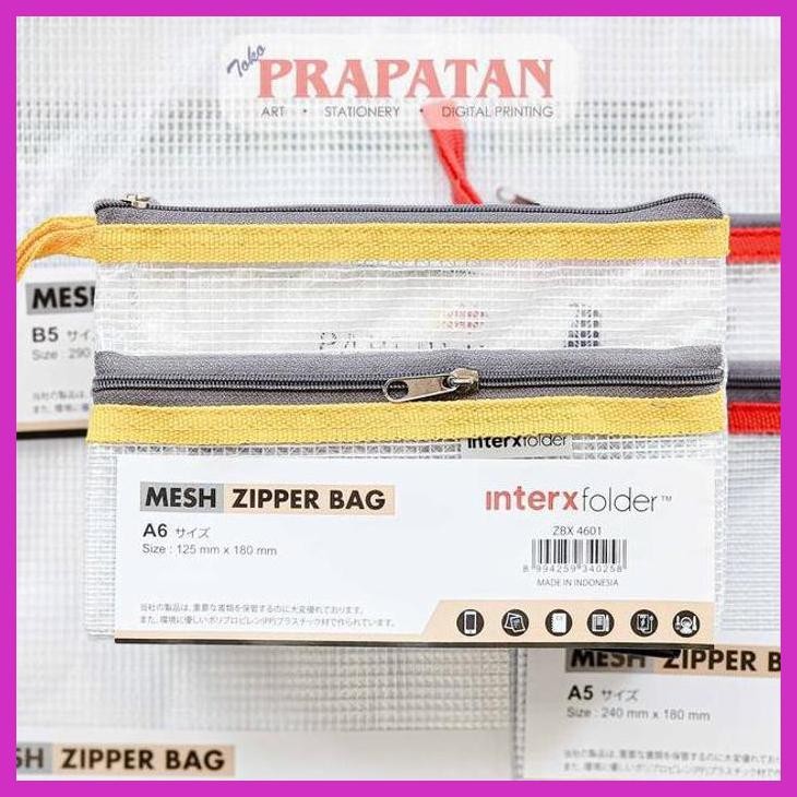 

( SEKOLAH / LUKIS ) SALE INTERX FOLDER MESH ZIPPER BAG ZBX / FILE ORGANIZER (SENI / MENGGAMBAR / ART / KERAJINAN ) PACKING AMAN