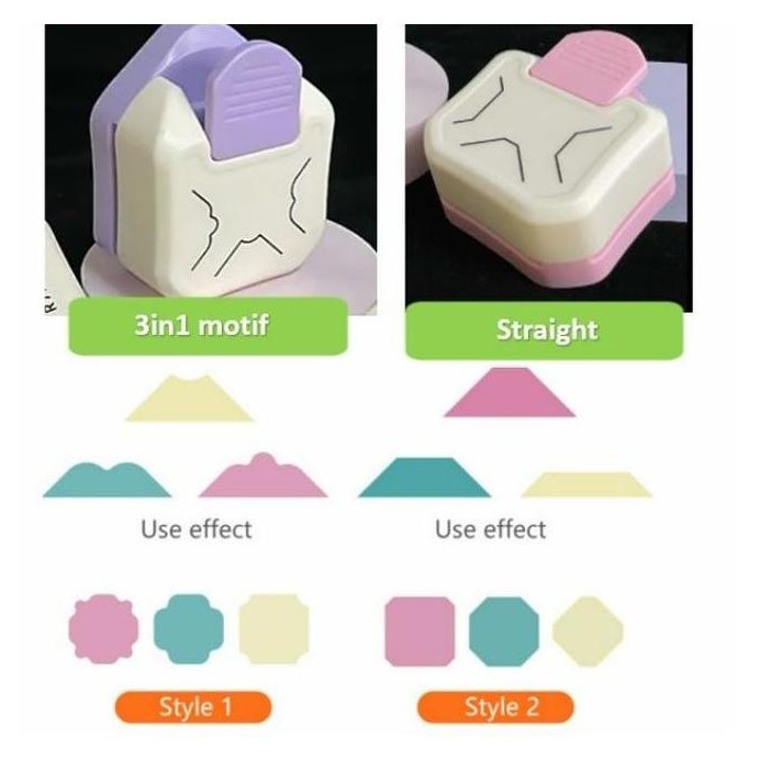 

ready !!! LovelyCraftStore | 3in1 Corner Rounder Pemotong Sudut Kertas Pembolong Kertas Sudut Corner Puncher