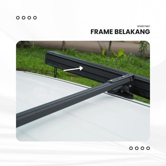new  Frame Belakang Side Awning Mobil OTO CAMPER ID Tipe Rail 2 Meter