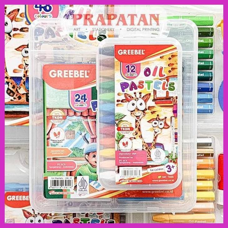 

( SEKOLAH / LUKIS ) SALE CRAYON GREEBEL OIL PASTEL 12 WARNA (SENI / MENGGAMBAR / ART / KERAJINAN ) PRIVASI AMAN