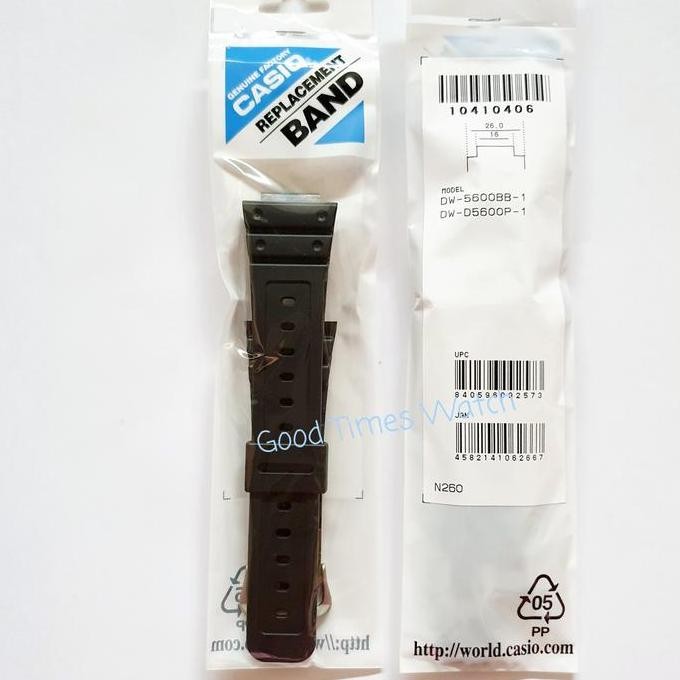 new  STRAP G-SHOCK DW-5600BB-1 DW-D5600P / DW-5600 DW 5600 Casio Original